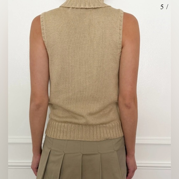 Rare Ralph Lauren Hand Knit Turtle Neck with Terrier - Picture 2 of 10